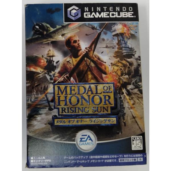 ■タイトルGC メダル オブ オナー 〜ライジングサン〜■商品名ゲームキューブソフト(箱説付)■商品状態ソフト：良い箱：可説明書：良い■その他