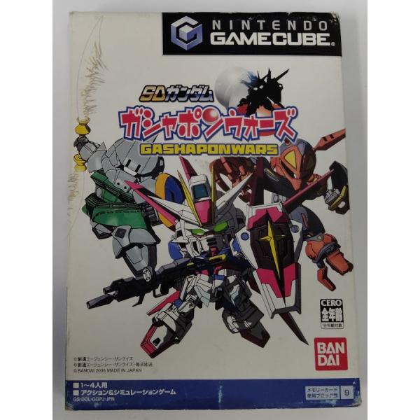 ■タイトルGC SDガンダム ガシャポンウォーズ■商品名ゲームキューブソフト(箱説付)■商品状態ソフト：良い箱：可説明書：良い■その他