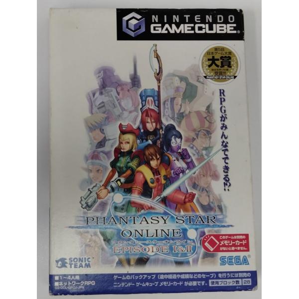 ■タイトルGC ファンタシースターオンライン エピソード I＆ II■商品名ゲームキューブソフト(箱説付)■商品状態ソフト：良い箱：可説明書：良い■その他