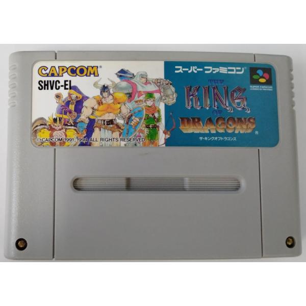 【中古】SFC ザ・キングオブドラゴンズ＊スーパーファミコンソフト(ソフトのみ)【メール便可】
