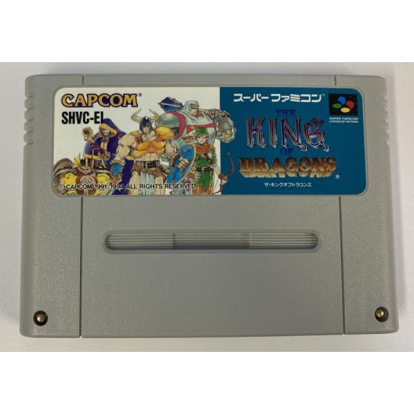 【中古】SFC ザ・キングオブドラゴンズ＊スーパーファミコンソフト(ソフトのみ)【メール便可】