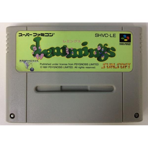■タイトルSFC レミングス■商品名スーパーファミコンソフト(ソフトのみ)■商品状態ソフト：難あり（裏面に焼け）箱：無し説明書：無し■その他