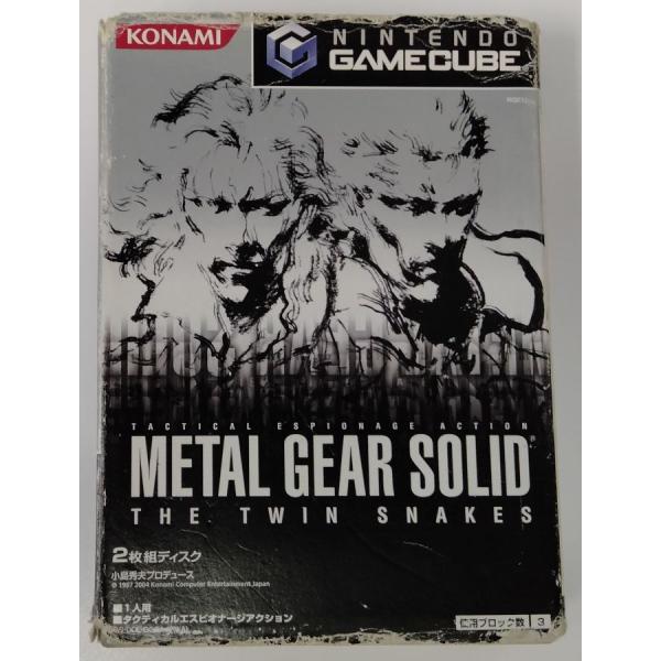 【中古】GC メタルギア ソリッド ザ・ツインスネークス [本体同梱版仕様]＊ゲームキューブソフト(箱説付)【メール便可】