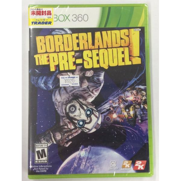■タイトルX360 BORDERLANDS THE PRE SEQUEL! 北米版■商品名Xbox 360ソフト(未開封品)■商品状態ランク：未開封品■その他