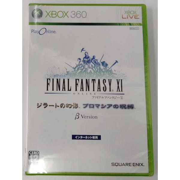 ■タイトルX360 PlayOnline ファイナルファンタジー XI β Version■商品名Xbox 360ソフト(未開封品)■商品状態ランク：未開封品（シュリンクに破れあり）■その他