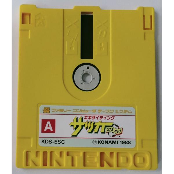 ■タイトルFCD エキサイティング サッカー コナミカップ■商品名ファミコンディスクソフト(ソフトのみ)■商品状態ソフト：可箱：無し説明書：無し■その他