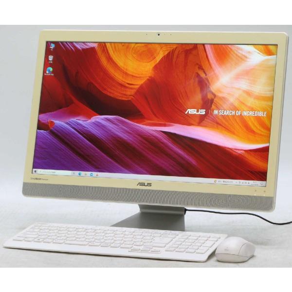 ASUSU デスクトップパソコン 21.5型 V221IDUK ASUS Vivo AiO V221IDUK-J3355WHT Webカメラ 21.5インチ 液晶一