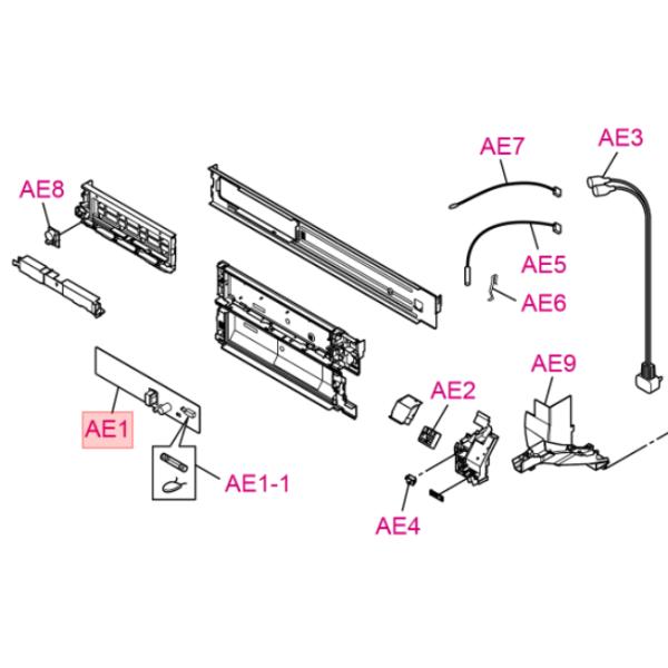 パナソニック エアコン CS-AX229C用 制御基板 部品番号：ACRA73C51920X
