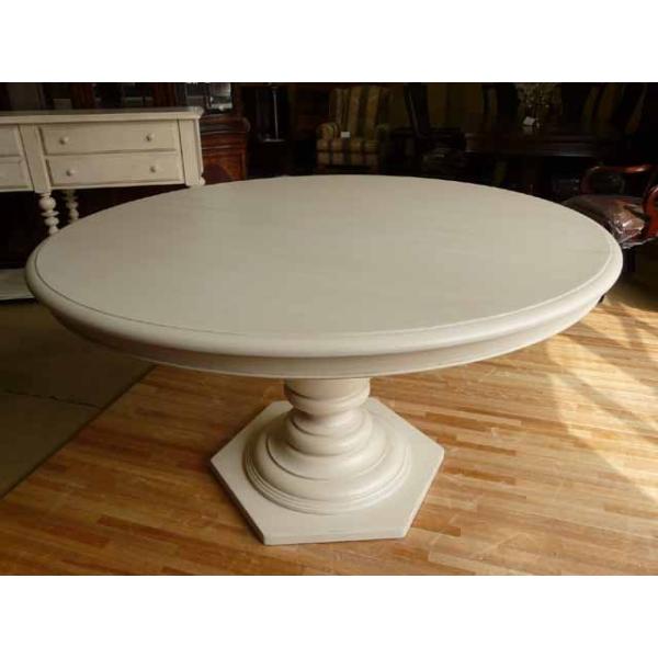輸入家具アメリカ ダイニングテーブル 丸 ポーラディーン 996 アンティーク調 円形 伸長式 白 カントリー Buyee Buyee Japanese Proxy Service Buy From Japan Bot Online