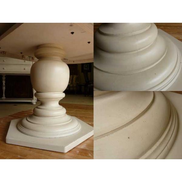 輸入家具アメリカ ダイニングテーブル 丸 ポーラディーン 996 アンティーク調 円形 伸長式 白 カントリー Buyee Buyee Japanese Proxy Service Buy From Japan Bot Online