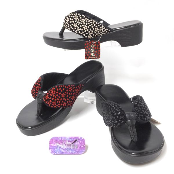 日本有数の和装下駄メーカーミスギのファッションゆかた下駄が登場！キュートなルックスと花緒ズレしにくい柔らか花緒でこれからの夏本番に大活躍間違いなし！ソールは衝撃吸収性抜群で滑りにくく、減りにくいポリウレタン製のハイテク下駄、安心の日本製です...