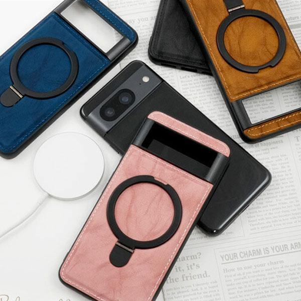 Google（グーグル） Google Pixel 8 MagSafe対応 スマホリング付き PU