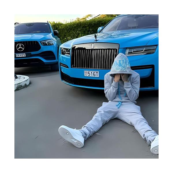 SYNA WORLD OG TRACKSUIT 【GREY x BLUE】 セットアップ