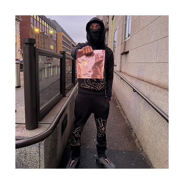 Synaworldセットアップ SYNA WORLD SLICE TRACKSUIT セットアップ【BLACK / ROSE GOLD