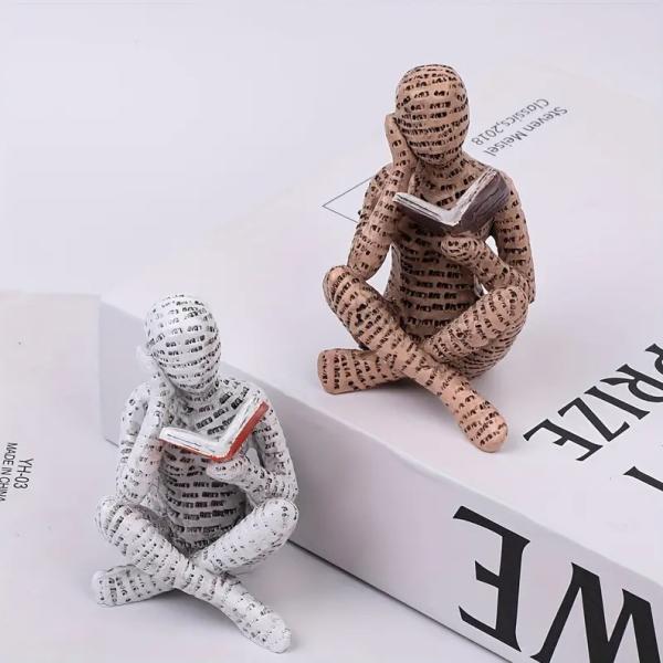 読書する人 本好き アート 置物 インテリア 小物 ガーデニング