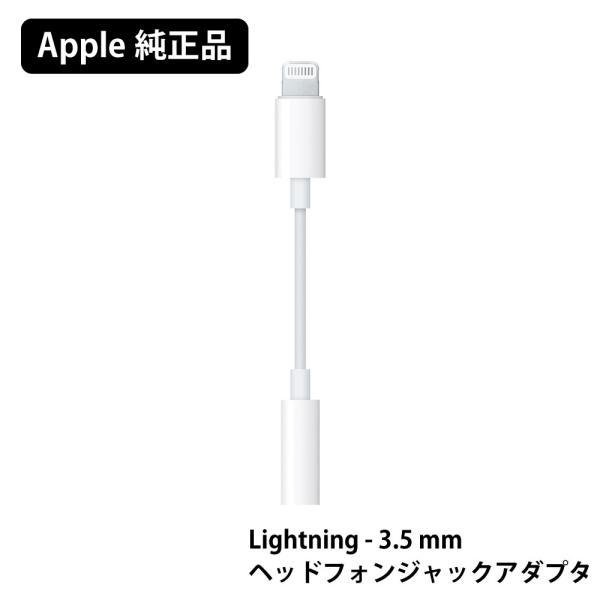 iPhone iPad イヤホン 変換アダプタ Lightning-3.5mm ライトニング ヘッドフォンジャック アダプタ コネクタ 3.5mm  ミニプラグ 本体標準同梱品 apple純正 通販 