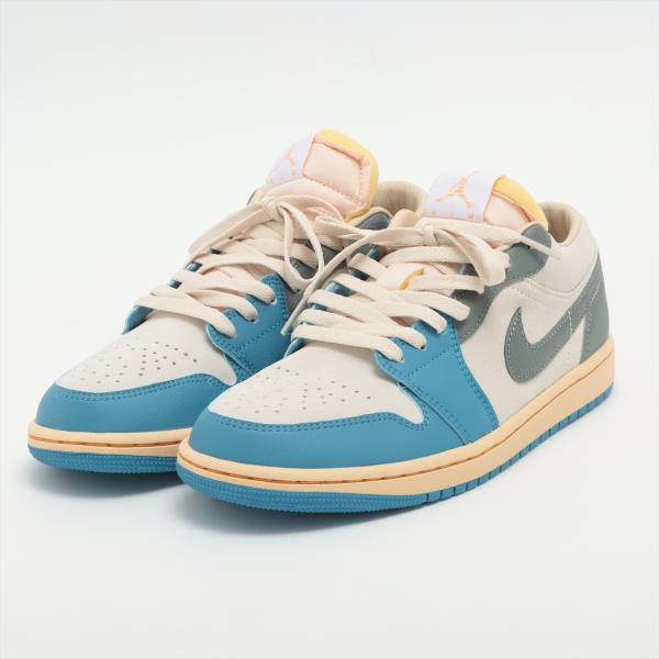 ナイキ AIR JORDAN 1 LOW レザー スニーカー 26cm メンズ マルチカラー 