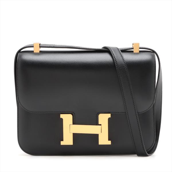 エルメス コンスタンス23 ミロワール タデラクト ブラック ゴールド  