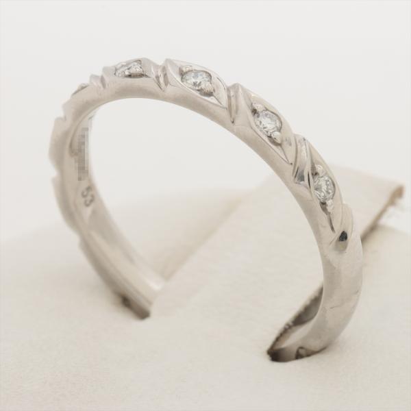 ショーメ トルサード 8P ダイヤ リング Pt950 4.1g 53 : a3129561  