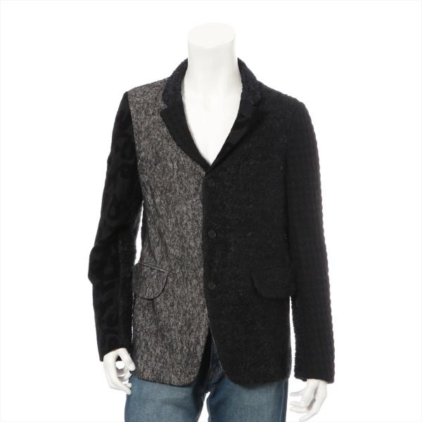 コムデギャルソンオム ウール テーラードジャケット サイズs Usus メンズ ブラック ウール サイズs Jy0536 Usus ショップ