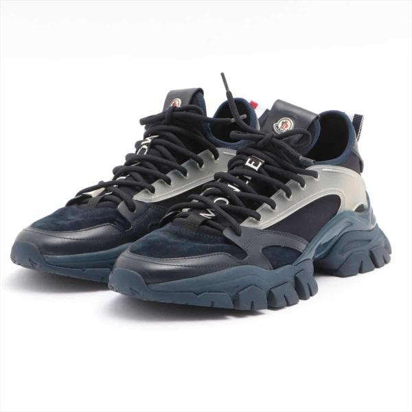 人気のクリスマスアイテムがいっぱい ファブリック モンクレール Moncler 41 スニーカー メンズ ネイビー スニーカー Www Realweather Co Uk