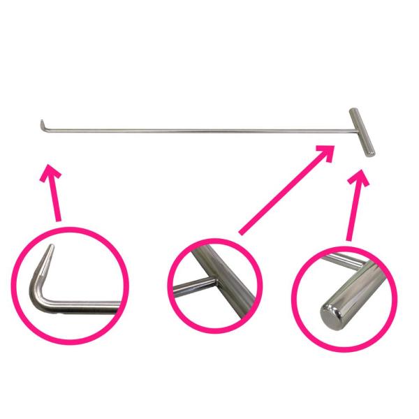 送料無料ステンレス製引っ張り棒多用途 楽天市場】【Pa-manオリジナル】 引っ張り棒 800mm 横向き 平型