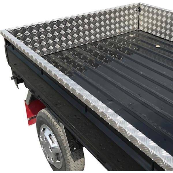 送料別途】荷台アルミ縞板カバー3方セット（ロングタイプ）キャリー  