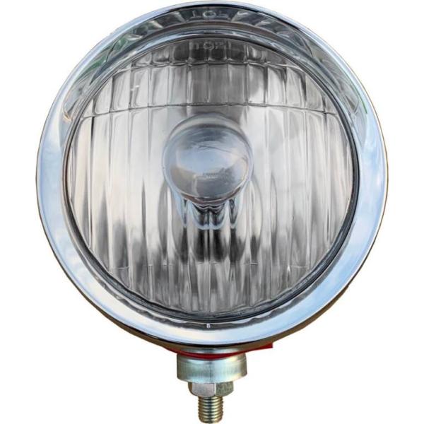 丸フォグランプ　ブルーイルミ付き　デコトラ　軽トラ　１４５φ 丸フォグランプ 4.5インチ（約120mmΦ） 24V35W球付 （クリアレンズ