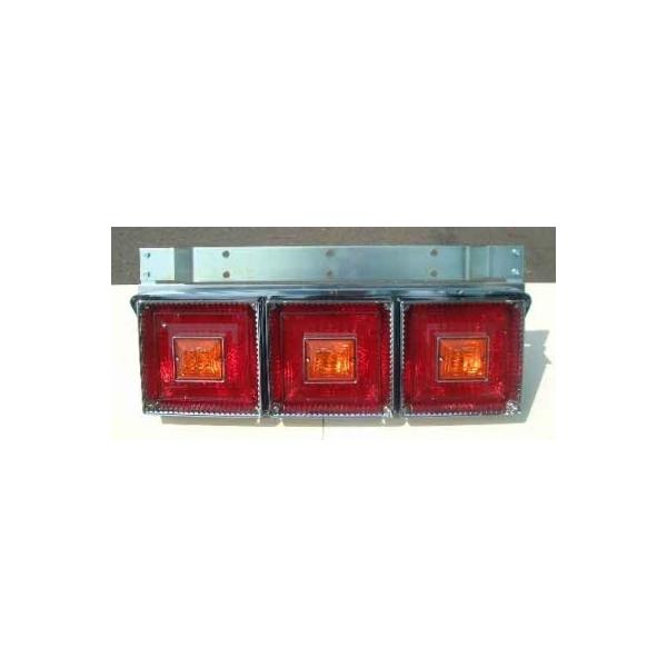 テールランプ3連JB 赤/オレンジ 約60cm テールランプ3連JB 赤/オレンジ 約60cm JB（新）丸型三連