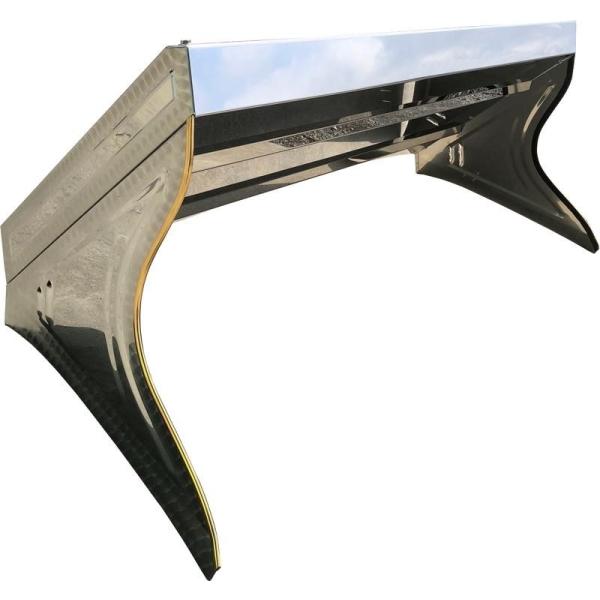 ※最終値下※ 軽トラ用バイザー　レトロ　当時物？　デコトラ化SET バイザー 軽トラ デコトラ デコトラ軽トラバイザー