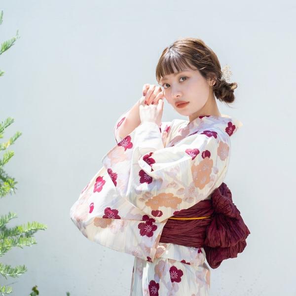 maru × utatane 浴衣セット　矢絣にほぐし utatane_5010189511