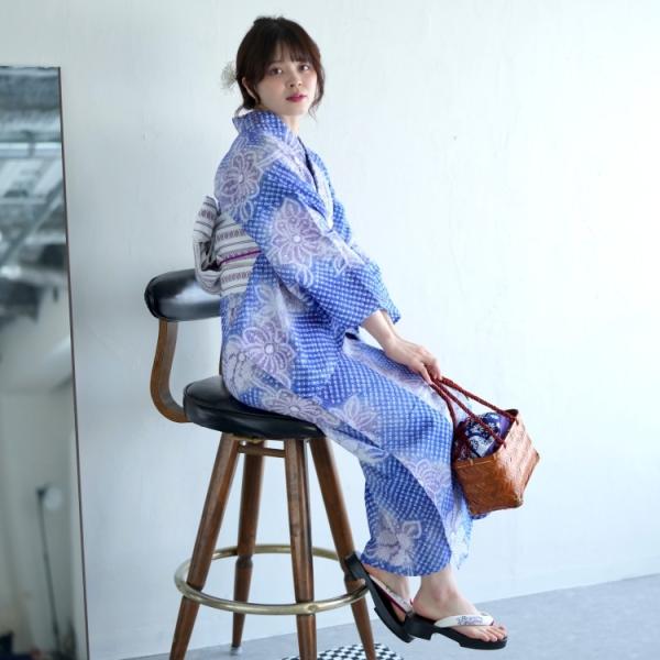 浴衣 浴衣3点セット(浴衣/帯/下駄) utatane 有松絞り 古典柄 レトロ 浴衣 浴衣3点セット(浴衣/帯/下駄) utatane 有松絞り 古典柄 レトロ