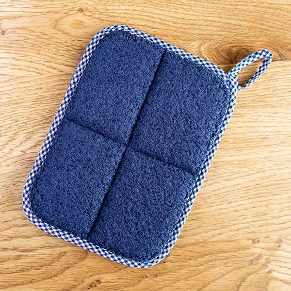 がんこ本舗 コレカラのフキン 手のひらサイズ 紺 メール便可