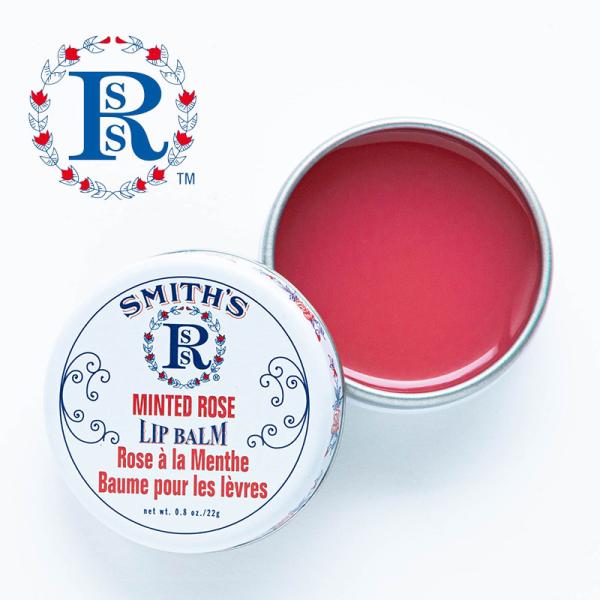 ローズバッド ミンティットローズ リップバーム 22g 缶入り リップクリーム ローズバット 唇 グロス ミント ローズ smith rosebud