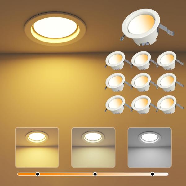 DAIKO 電球色 100φ LED調光ダウンライト 8個　スイッチセット ICHIYO ledダウンライト 100φ 調色 SB形 天井埋込型 昼光色 電球
