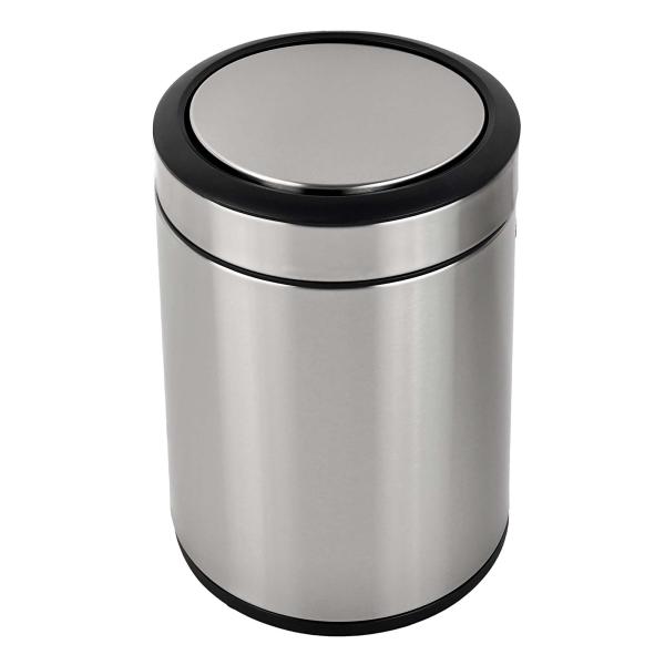 週末限定値下げセール 　高級ステンレス ゴミ箱 パペルスコルク Amazon｜KInGSUnS ゴミ箱 ステンレス製 8l 丸型 ごみ箱 フタ付き