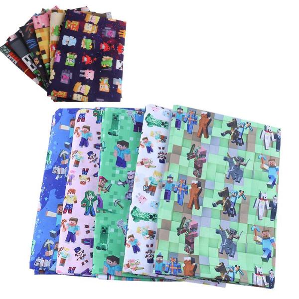 サイズ：(1枚)約50×140cm材質：41%-50%綿、ポリエステル針通りのよい布地なので、パッチワークなどの手縫いにも向いています。発色が良くて色あわせもしやすいデザインで、入園、入学準備、小物作り、ハンドメイド手芸などにおすすめです。...