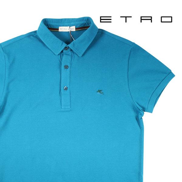 ETRO（エトロ） 半袖ポロシャツ 1Y8009631 ブルー S 21492bl 【S21492 