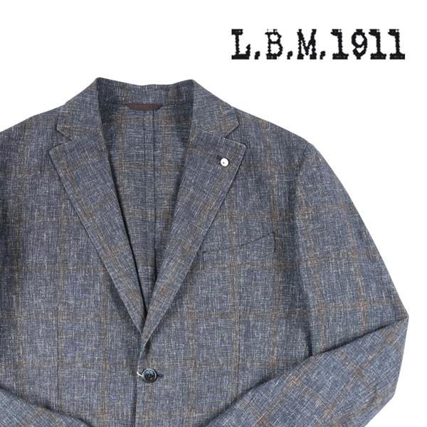 L.B.M.1911（エルビーエム） ジャケット 958592 ネイビー x ブラウン