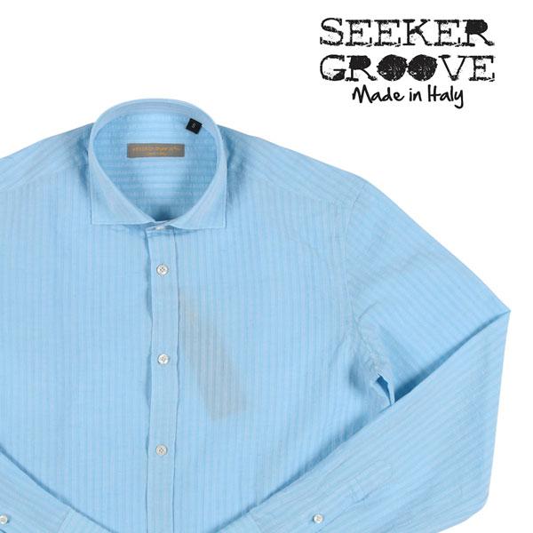 S Seeker Groove シーカーグルーブ 長袖シャツ メンズ 春夏 ストライプ ブルー 青 並行輸入品 カジュアルシャツ bl S Utsubo Stock 通販 Yahoo ショッピング