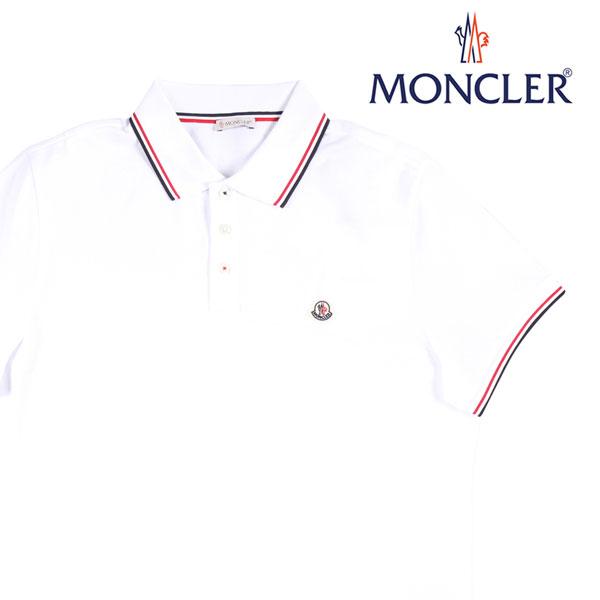 MONCLER（モンクレール） 半袖ポロシャツ MANICA C ホワイト XL