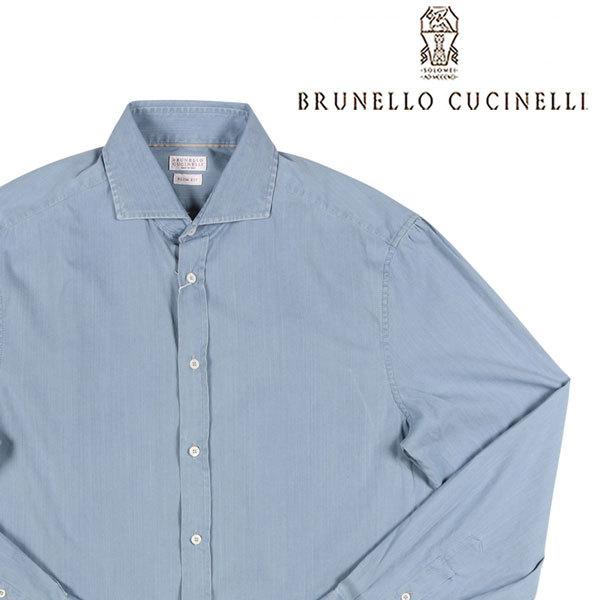 BRUNELLO CUCINELLI（ブルネロクチネリ） デニムシャツ C008 ブルー XL 