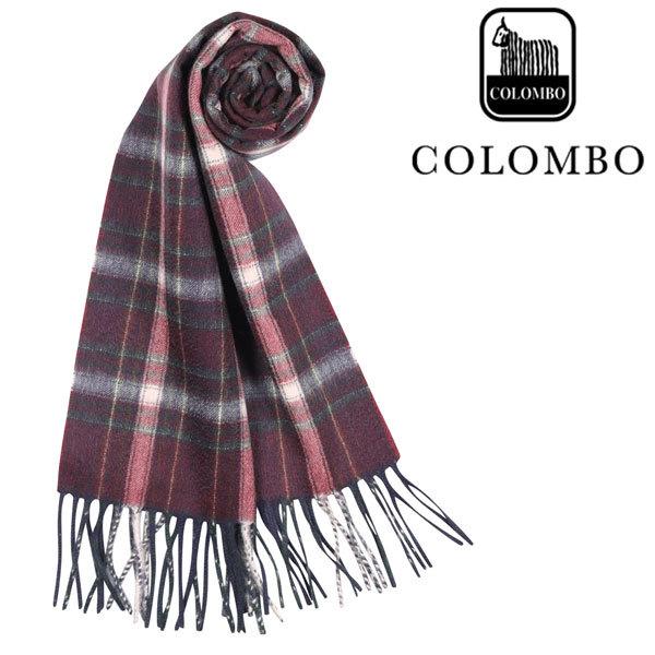 Colombo コロンボ マフラー メンズ 秋冬 カシミヤ100 チェック ボルドー 赤 並行輸入品 Utsubo Stock 通販 Yahoo ショッピング
