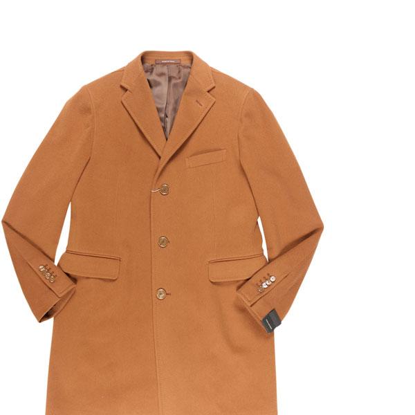 タリアトーレ メンズチェスターコート COLORADO ブラウン 50 本切羽