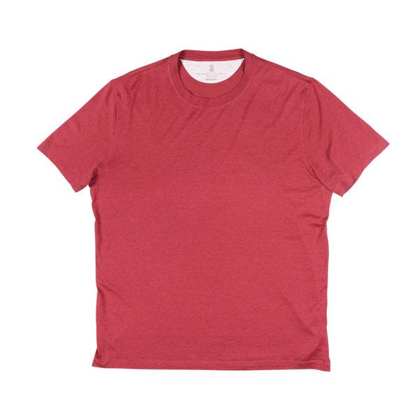 美品　Brunello Cucinelli Uネック半袖カットソー BRUNELLO CUCINELLI （ブルネロクチネリ） Uネック半袖Tシャツ