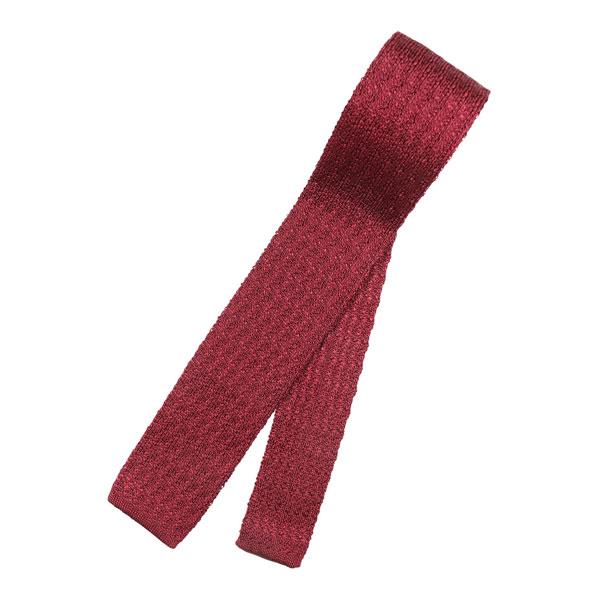 Brioni （ブリオーニ） ネクタイ TRICOT TIE 150X6 レッド onesize