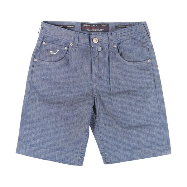 JACOB COHENヤコブコーエンJ6636ハーフパンツ ブルー ネイビー29 JACOB COHEN （ヤコブコーエン） ハーフパンツ J6636 ブルーxホワイト