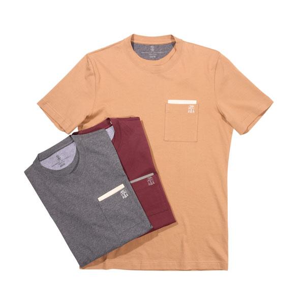BRUNELLO CUCINELLI（ブルネロクチネリ） Uネック半袖Tシャツ