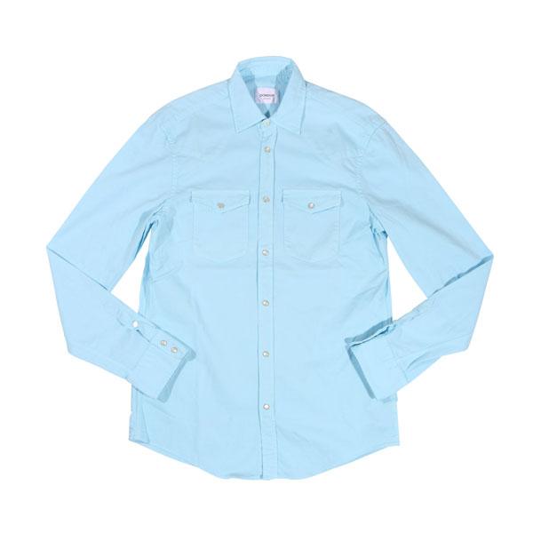 DONDUP（ダンドップ） 長袖シャツ UC220 スカイブルー XL 29792 