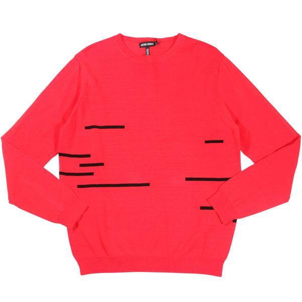 ANTONY MORATO（アントニーモラート） 丸首セーター MMSW01257 レッド 